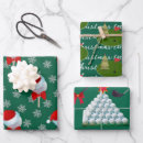Search for golf christmas wrapping paper Tree