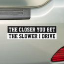 Search for tailgating bumper stickers Road rage