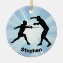 Search for fencing ornaments Epee