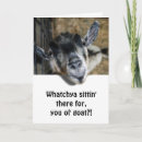 Search for baby goat birthday cards Farm animal