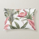 Search for pink flamingo pillows Tropical