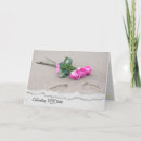 Search for footprints in the sand cards Beach