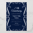 Search for 25th anniversary invitations Silver