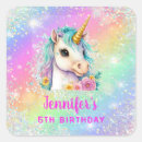 Search for unicorn birthday stickers Cute