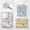 Search for paris wrapping paper Eiffel tower
