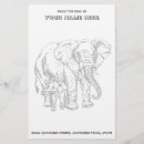 Search for elephant stationery paper Baby