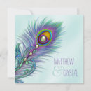 Search for purple and blue wedding invitations Peacock