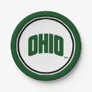 Search for ohio university paper plates Green white