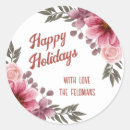 Search for happy holiday pink stickers Flowers