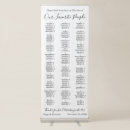 Search for signs our favorite people wedding seating charts Black and white
