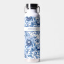 Search for floral water bottles White