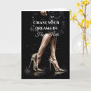 Search for black and gold high heel cards stamps Glam