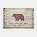 Search for bear doormats Wood