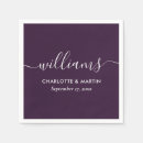 Search for purple wedding napkins Modern