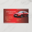 Search for auto detailing business cards Automotive