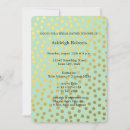 Search for mint and gold bridal shower invitations Bride