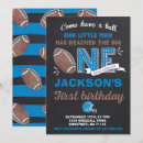 Search for football 1st birthday invitations All star birthday