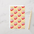 Search for strawberry stationery paper Red