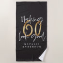 Search for black and gold beach towels Modern