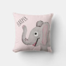 Search for safari nursery pillows Elephant