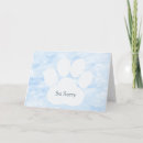 Search for cat pet sympathy cards Grief