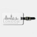 Search for england luggage tags skyline