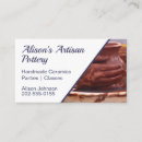 Search for pottery business cards Handmade