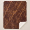 Search for leather blankets Brown