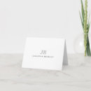 Search for monogrammed folded note cards Professional