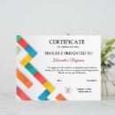 Search for certificates of recognition Elegant trendy chic