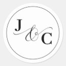 Search for solid color stickers Initials