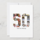 Search for 50th anniversary thank you cards Black and white
