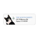 Search for tuxedo cat return address labels Pet