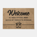 Search for open house doormats Real estate agent