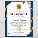 Search for certificates of excellence Performance years of service