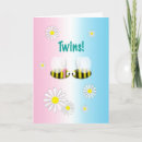 Search for new twins baby congratulations cards Girl
