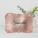 Search for rose gold place cards Calligraphy