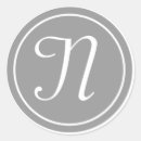 Search for letter n stickers Monogram initial