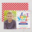 Search for bounce house birthday invitations Trampoline