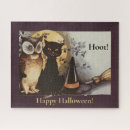 Search for halloween cat puzzles Broom