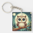 Search for owl keychains Moon