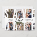Search for photo collage save the dates Elegant