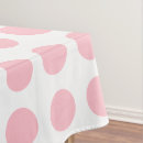 Search for pink polka dots tablecloths Elegant