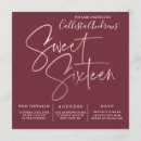 Search for maroon and gold invitations Typography