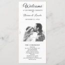 Search for photo wedding programs Hand lettered