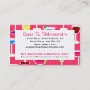 Search for martini business cards Booze