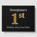 Search for 1st birthday guest books Elegant
