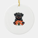 Search for black pug ornaments Puppy