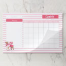Search for desk pad paper pads Girly