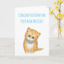Search for new pet cat congratulations cards Kitten